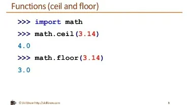 Python With Math Libraries